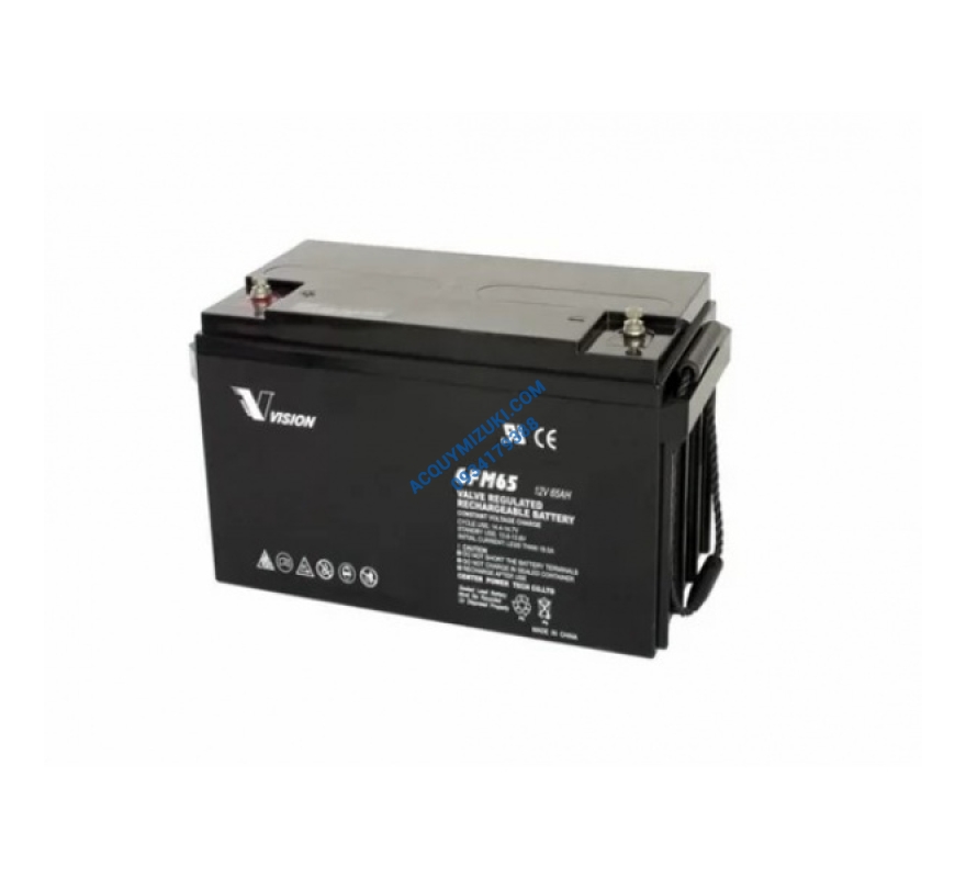 Bình ắc quy Vision 6FM65E-X (12V-65AH)