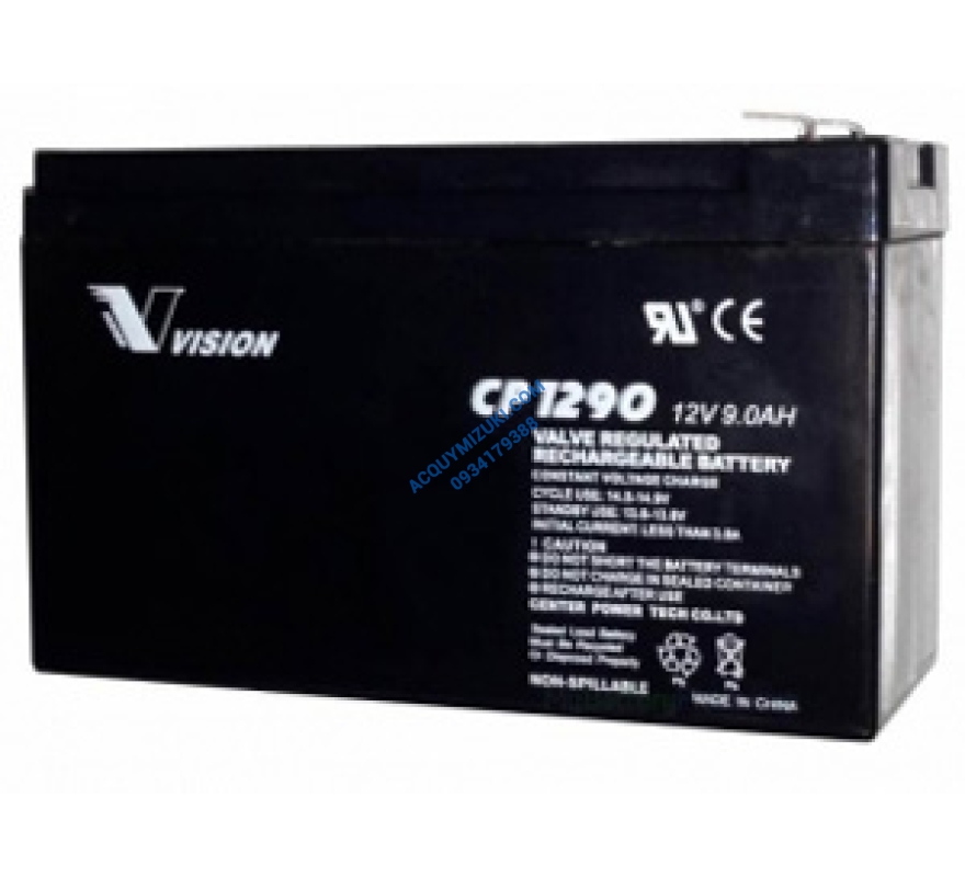Bình ắc quy Vision CP1290 (12V-9AH)