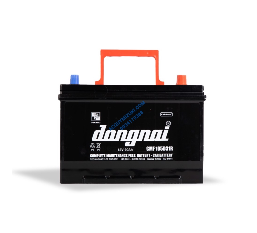 Bình ắc quy ĐỒNG NAI CMF 105D31R 12V 90AH