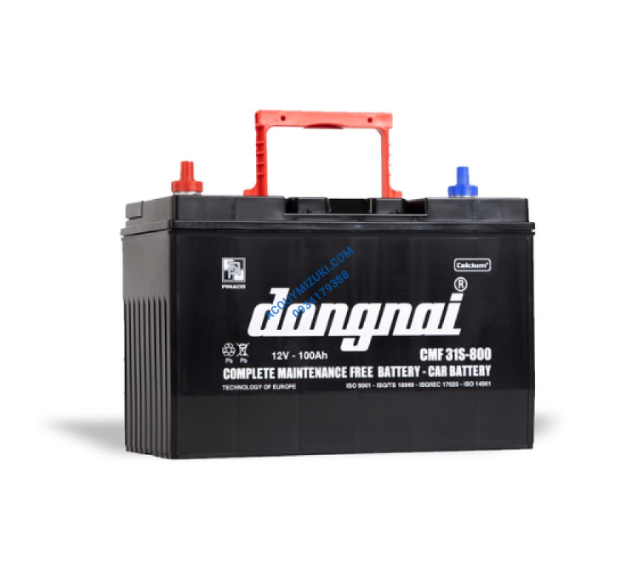 Bình ắc quy ĐỒNG NAI CMF 31S800 12V 100AH