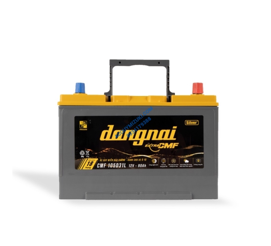 Bình ắc quy ĐỒNG NAI EXTRA CMF 105D31L (12V-90Ah)