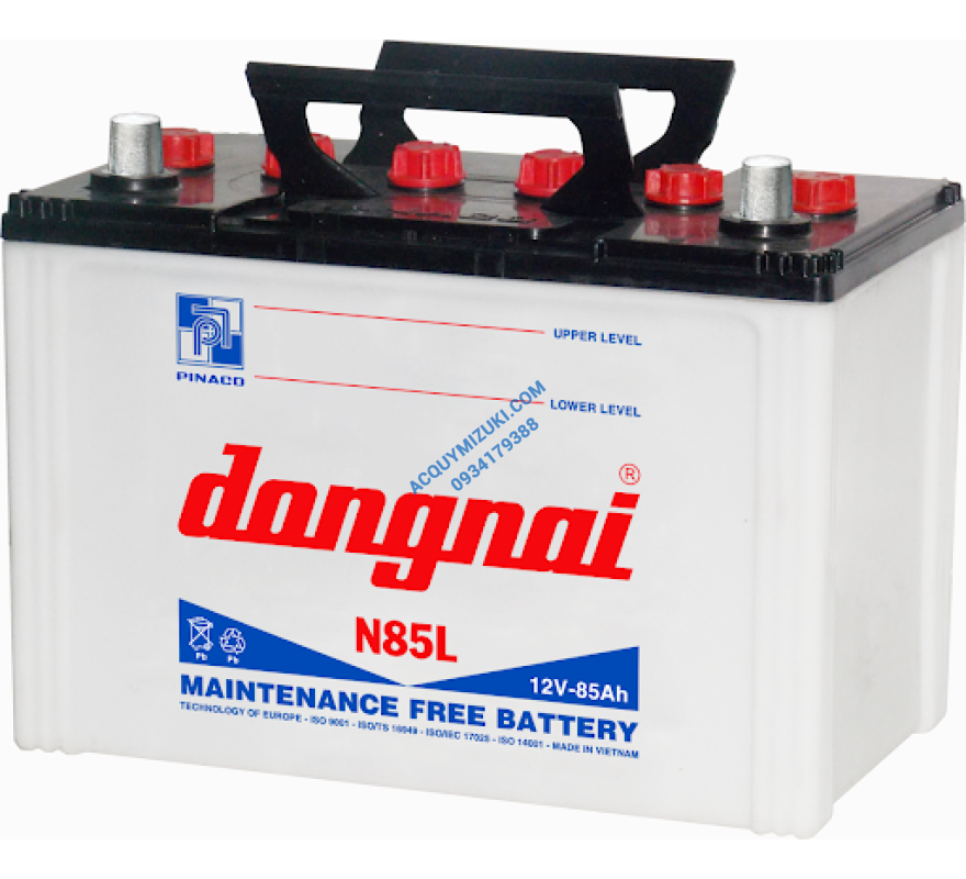 Bình ắc quy ĐỒNG NAI N85L 12V 85AH