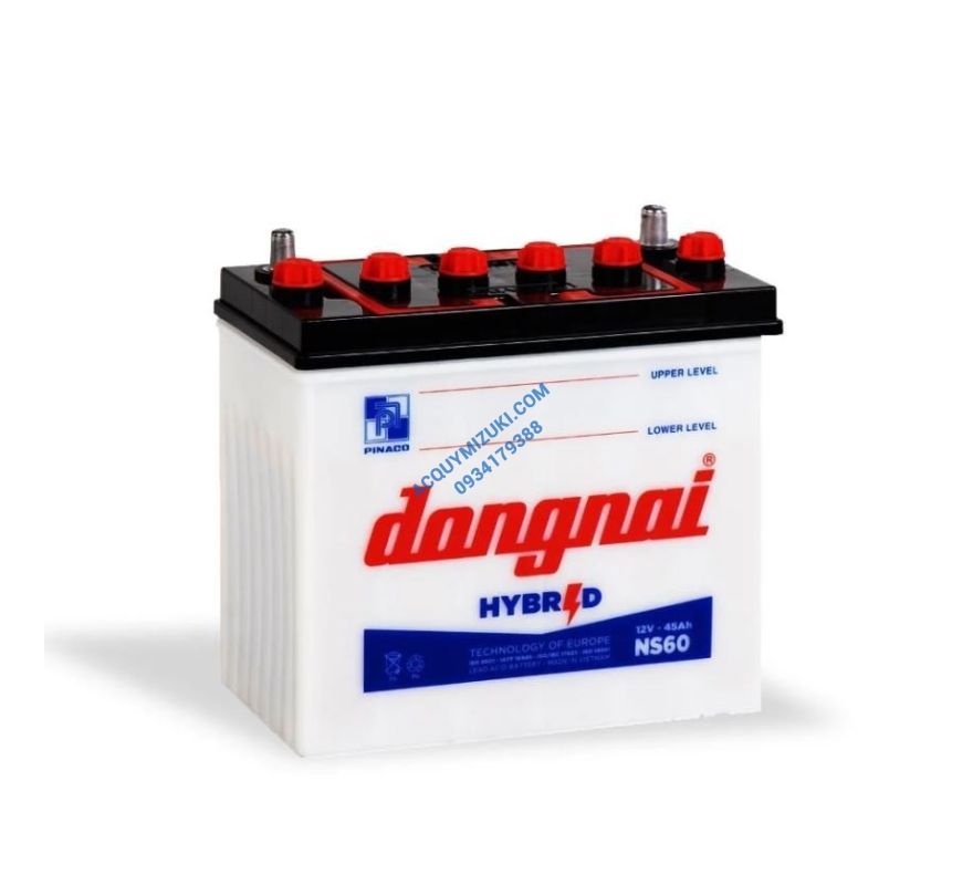 Bình ắc quy ĐỒNG NAI NS60 12V 45AH