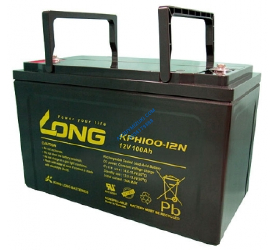 Bình ắc quy LONG KPH100-12AN, F8-M6 12V 100AH