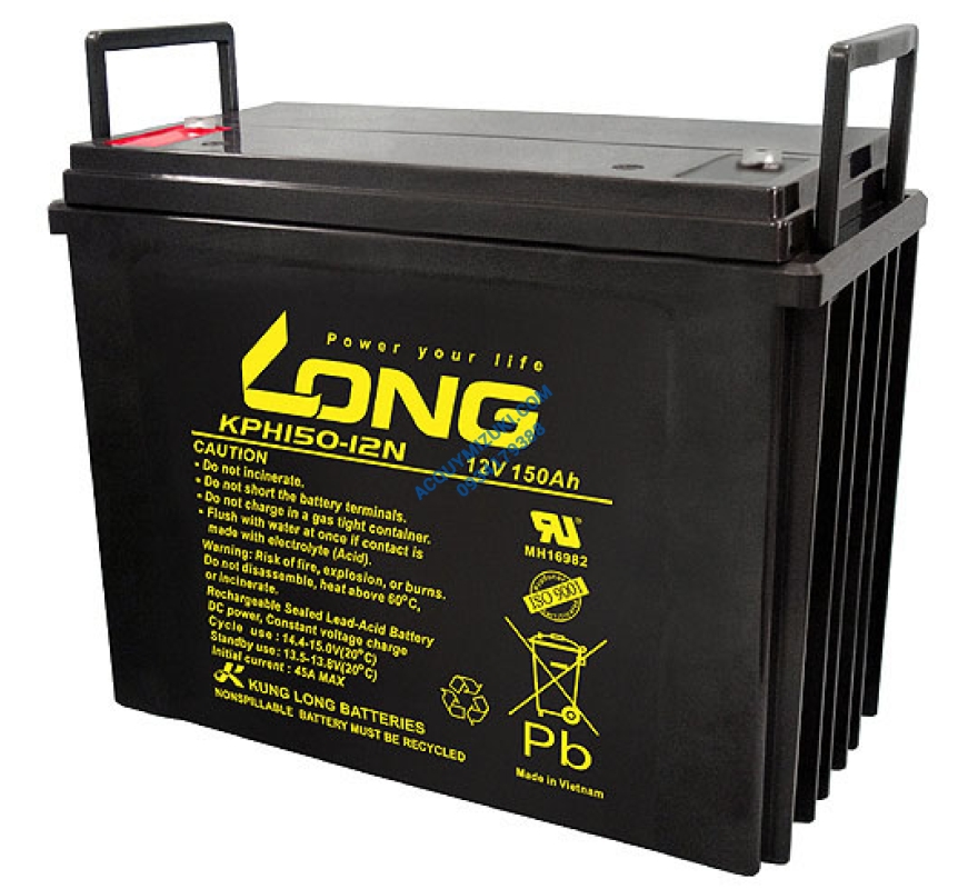 Bình ắc quy LONG KPH150-12N, F8-M6 12V 150AH