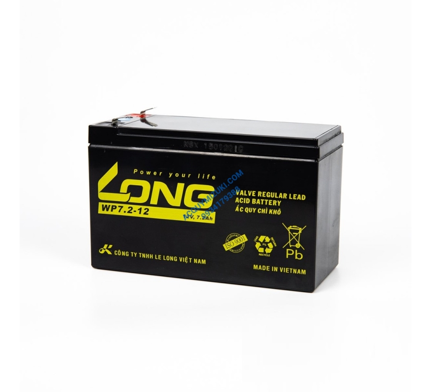 Bình ắc quy LONG WP7-12 12V 7Ah