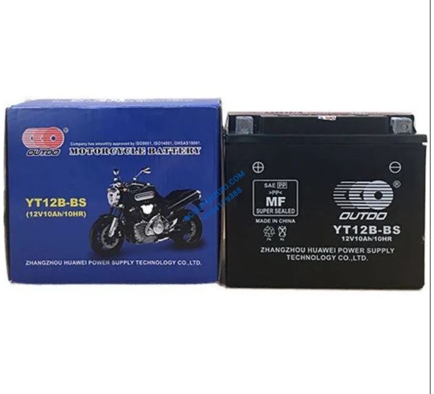 Bình ắc quy OUTDO YT12B-BS 12V 10AH