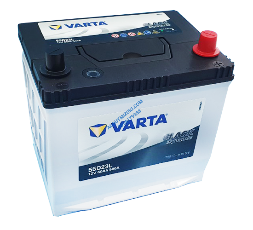 Bình ắc quy VARTA 55D23R (12V-60AH)