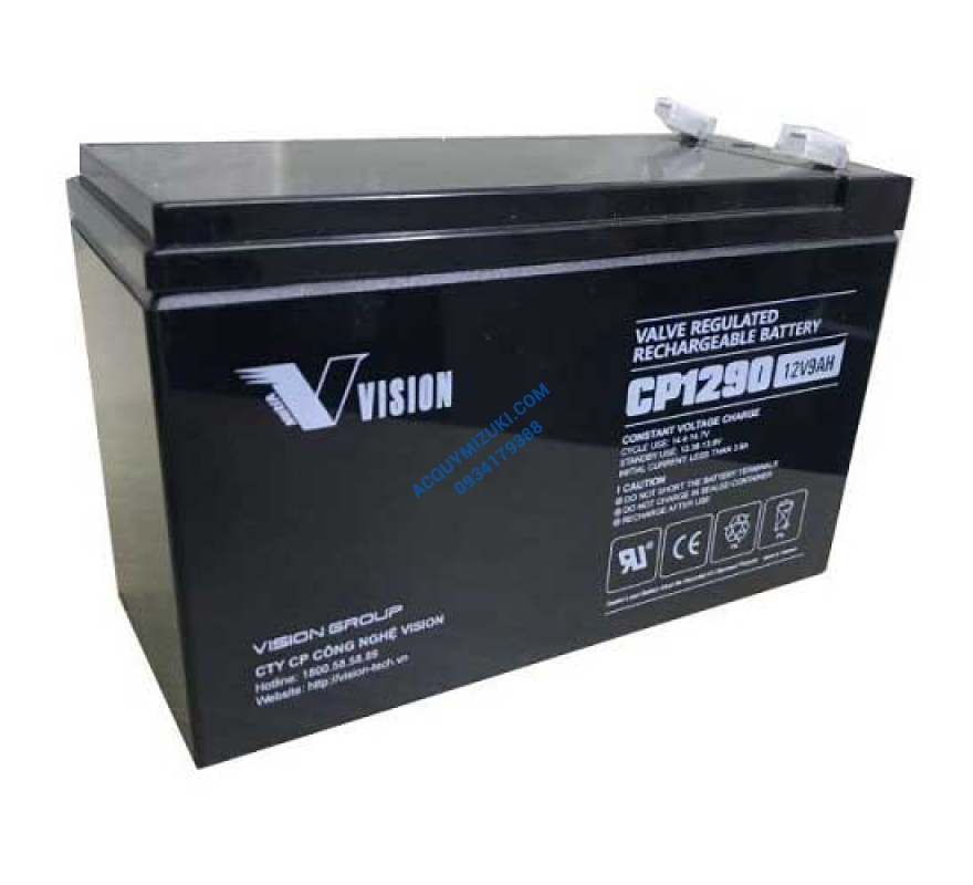Bình ắc quy Vision CP1290 (12V-9AH)
